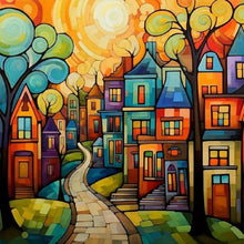 Load image into Gallery viewer, Diamond Painting - Full Round - color house (30*30CM)
