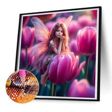 Load image into Gallery viewer, Diamond Painting - Full Round - flower fairy girl (30*30CM)
