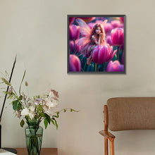 Load image into Gallery viewer, Diamond Painting - Full Round - flower fairy girl (30*30CM)
