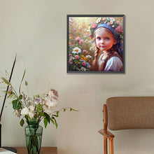 Load image into Gallery viewer, Diamond Painting - Full Round - flower girl (30*30CM)
