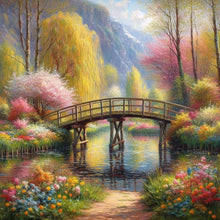 Load image into Gallery viewer, Diamond Painting - Full Round - woods bridge (40*40CM)
