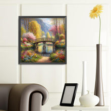 Load image into Gallery viewer, Diamond Painting - Full Round - woods bridge (40*40CM)
