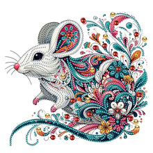 Load image into Gallery viewer, Diamond Painting - Partial Special Shaped - exquisite mouse (30*30CM)
