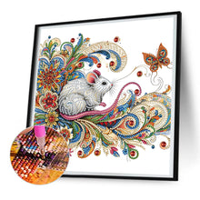 Load image into Gallery viewer, Diamond Painting - Partial Special Shaped - exquisite mouse (30*30CM)
