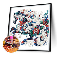 Load image into Gallery viewer, Diamond Painting - Partial Special Shaped - exquisite horse (30*30CM)
