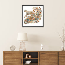 Load image into Gallery viewer, Diamond Painting - Partial Special Shaped - exquisite leopard (30*30CM)
