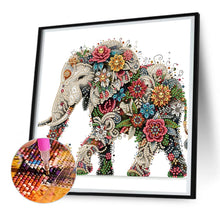 Load image into Gallery viewer, Diamond Painting - Partial Special Shaped - exquisite elephant (30*30CM)
