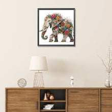 Load image into Gallery viewer, Diamond Painting - Partial Special Shaped - exquisite elephant (30*30CM)
