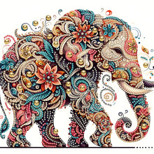 Load image into Gallery viewer, Diamond Painting - Partial Special Shaped - exquisite elephant (30*30CM)
