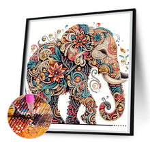 Load image into Gallery viewer, Diamond Painting - Partial Special Shaped - exquisite elephant (30*30CM)

