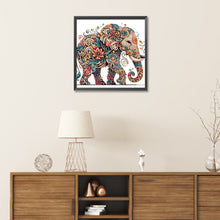 Load image into Gallery viewer, Diamond Painting - Partial Special Shaped - exquisite elephant (30*30CM)
