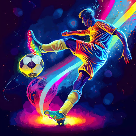 Diamond Painting - Full Round - football (30*30CM)
