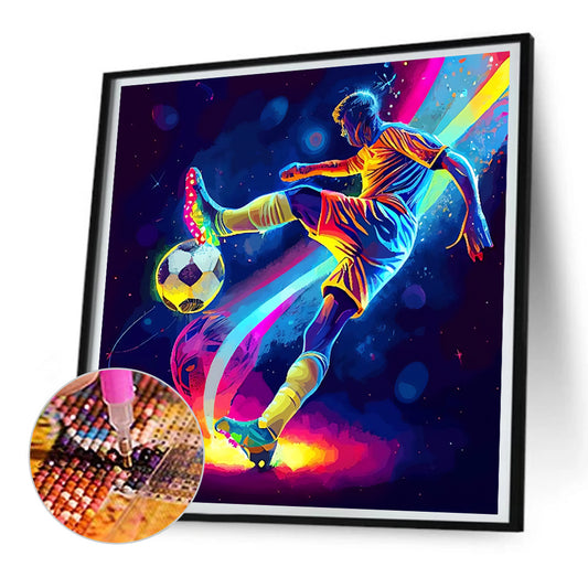 Diamond Painting - Full Round - football (30*30CM)