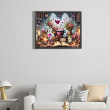 Load image into Gallery viewer, AB Diamond Painting - Full Round - Potion cauldron on the table (50*40CM)
