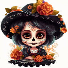 Load image into Gallery viewer, Diamond Painting - Full Round - skull doll (30*30CM)

