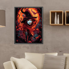 Load image into Gallery viewer, Diamond Painting - Full Round - halloween witch (30*40CM)
