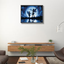 Load image into Gallery viewer, Diamond Painting - Full Round - Elf under the moon (50*40CM)
