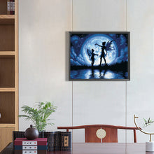 Load image into Gallery viewer, Diamond Painting - Full Round - Elf under the moon (50*40CM)
