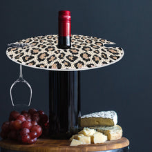 Load image into Gallery viewer, Acrylic Special Shaped Leopard Art Diamond Art Wine Glass Organizer for Bar
