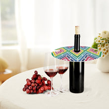 Load image into Gallery viewer, Acrylic Special Shaped Line Art Diamond Art Wine Glass Organizer for Bar Decor
