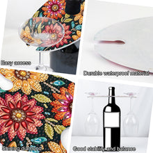 Load image into Gallery viewer, Acrylic Special Shaped Flower Art Diamond Art Wine Glass Organizer for Bar Decor
