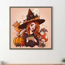 Load image into Gallery viewer, Diamond Painting - Full Round - dark witch (40*40CM)
