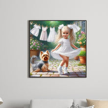 Load image into Gallery viewer, Diamond Painting - Full Round - Adorable children (40*40CM)

