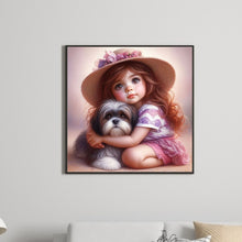 Load image into Gallery viewer, Diamond Painting - Full Round - Adorable children (40*40CM)

