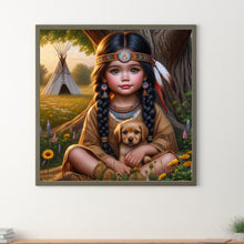 Load image into Gallery viewer, Diamond Painting - Full Round - Adorable children (40*40CM)
