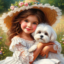 Load image into Gallery viewer, Diamond Painting - Full Round - Adorable children (40*40CM)
