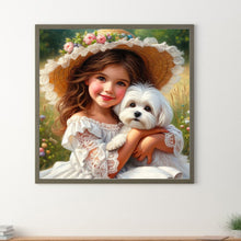 Load image into Gallery viewer, Diamond Painting - Full Round - Adorable children (40*40CM)

