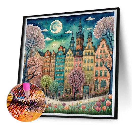 Diamond Painting - Full Round - color house (30*30CM)