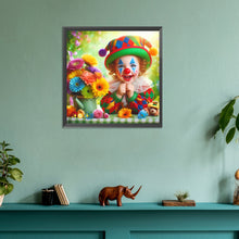 Load image into Gallery viewer, Diamond Painting - Full Round - clown kid (30*30CM)
