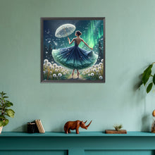 Load image into Gallery viewer, Diamond Painting - Full Round - dandelion girl (30*30CM)
