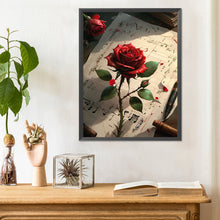 Load image into Gallery viewer, Diamond Painting - Full Round - Red rose (30*40CM)
