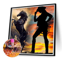 Load image into Gallery viewer, Diamond Painting - Full Round - cowboy (40*40CM)
