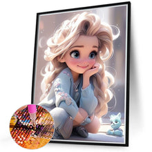 Load image into Gallery viewer, Diamond Painting - Full Round - sweet girl (40*50CM)
