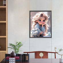 Load image into Gallery viewer, Diamond Painting - Full Round - sweet girl (40*50CM)
