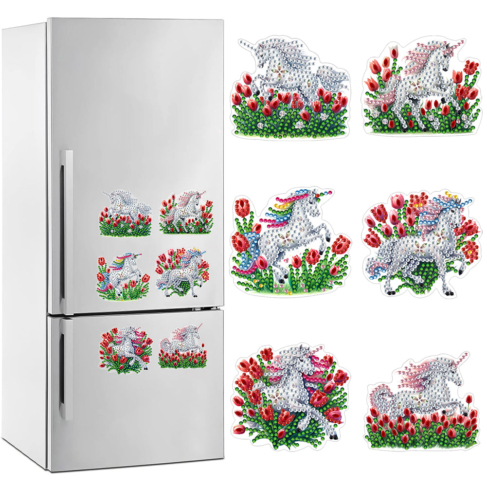 Special Shape Diamond Painting Cartoon Fridge Magnetic Stickers for DIY Crafts