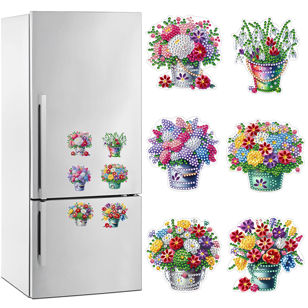 Special Shape Diamond Painting Cartoon Fridge Magnetic Stickers for DIY Crafts