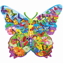 Load image into Gallery viewer, AB Diamond Painting - Full Round - Colorful butterflies (40*40CM)
