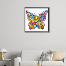 Load image into Gallery viewer, AB Diamond Painting - Full Round - Colorful butterflies (40*40CM)
