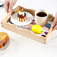 Load image into Gallery viewer, Wooden Simple Pattern 5D DIY Diamond Painting Serving Tray with Handle for Table
