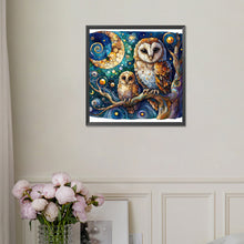 Load image into Gallery viewer, Diamond Painting - Full Square - owl (30*30CM)
