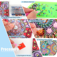 Load image into Gallery viewer, PU Partial Special Shaped Mandala 5D DIY Diamond Painting Wallet Gifts for Women
