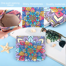 Load image into Gallery viewer, PU Partial Special Shaped Mandala 5D DIY Diamond Painting Wallet Gifts for Women
