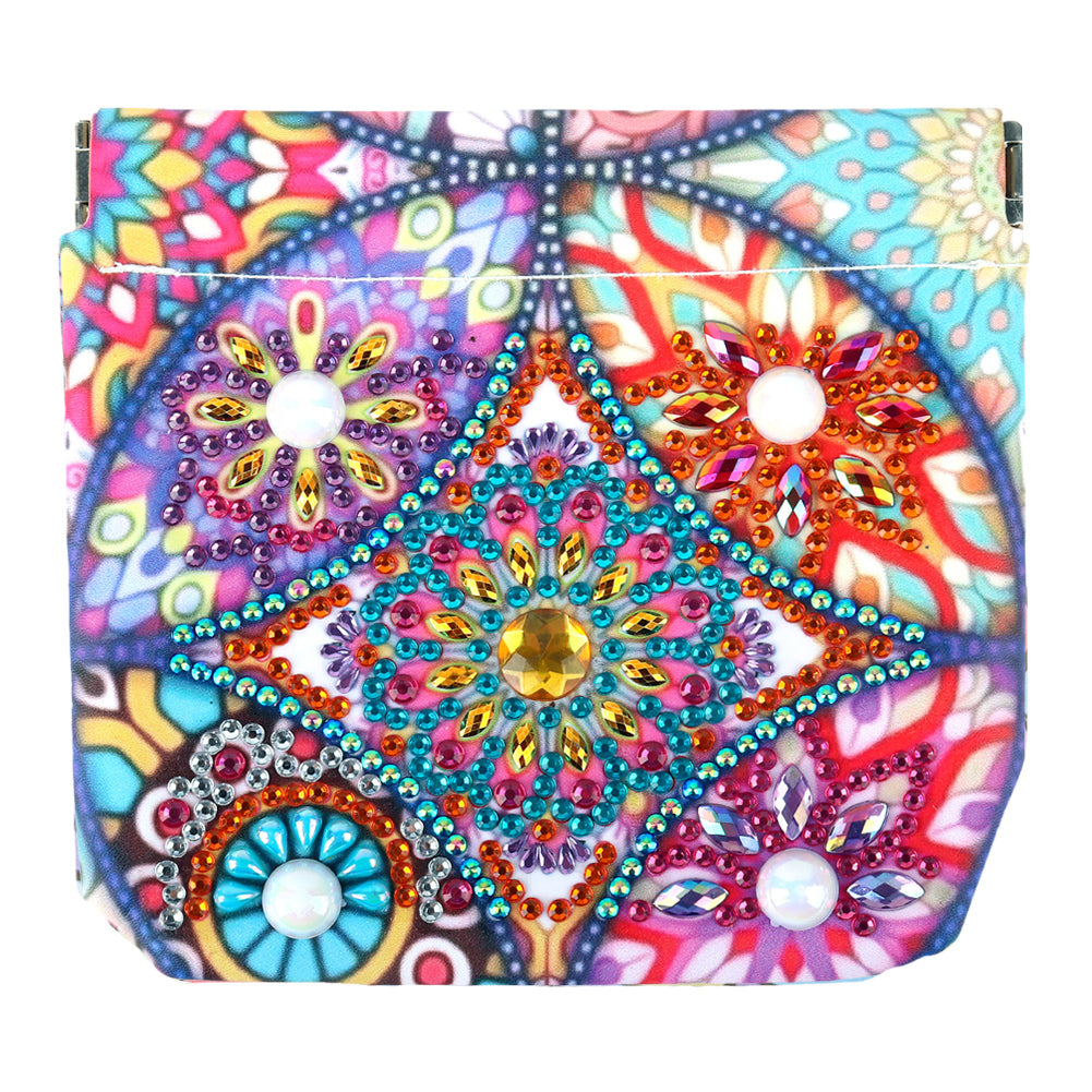 PU Partial Special Shaped Mandala 5D DIY Diamond Painting Wallet Gifts for Women