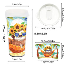 Load image into Gallery viewer, 470ml Cool Summer Diamond Decorate Water Bottle DIY Art for Kids Adults
