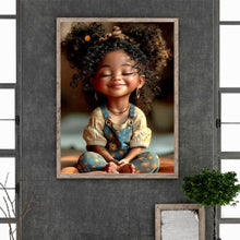 Load image into Gallery viewer, Diamond Painting - Full Round - smiling girl (30*40CM)
