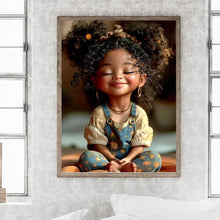Load image into Gallery viewer, Diamond Painting - Full Round - smiling girl (30*40CM)
